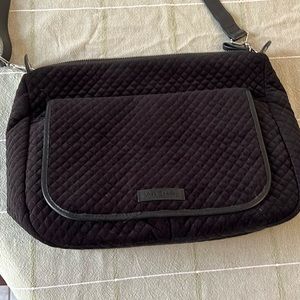 Velour like new Vera Bradley messenger type purse